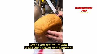 Review Patioer Bread Maker Machine with Gluten Free Setting 3LB 25LB 2LB Automatic Loaf Bread Machi [upl. by Aramen819]