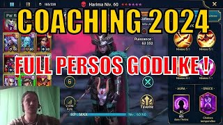 COACHING 2024 32 RTA SUR UN COMPTE GODLIKE   RAID SHADOW LEGENDS FR [upl. by Nahsab]