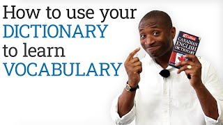 How to use your dictionary to build your vocabulary [upl. by Vogele]