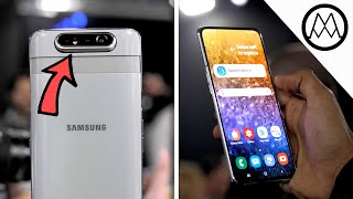 Samsung Galaxy A80  ROTATING CAMERA Handson Review [upl. by Yand]