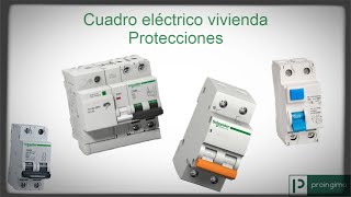 Cuadro eléctrico vivienda  Protecciones [upl. by Mureil340]