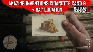 Amazing Inventions Cigarette Card 6  Telegraph 1837  Samuel Morse  RDR2  Map Location [upl. by Dorrej]