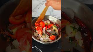 South Indian Red Chutney🌶 southindianfood redchutneyrecipe chutney chutneyrecipe karachutney [upl. by Nywloc]