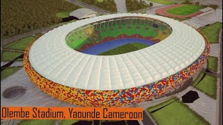 Final Touches of the Olembe Stadium in Yaounde Cameroon [upl. by Johnson495]