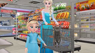 The Twin Story Season 1 Queen amp Princess  Cute Pets  Cat amp Dog Elsa Anna Frozen Shorts [upl. by Ailisec]