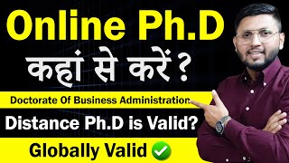 Online amp Distance Phd  Phd Admission 2024  DBA  Doctorate Of Business Administration Online Phd [upl. by Acisej]