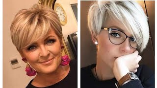 CORTES DE CABELLO CORTO MUJER 2024 pixie Haircut ideas [upl. by Eveivaneg730]