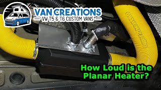 How Loud Is The Planar Diesel Heater VW Transporter T5 amp T6 [upl. by Earle]