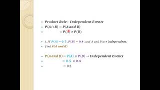 10 6 Independent and Dependent events [upl. by Zurkow]