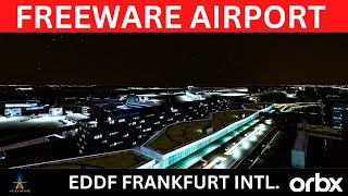 MSFS Freeware  EDDF Frankfurt Intl  Aviotek Simulation  Orbx [upl. by Anele225]