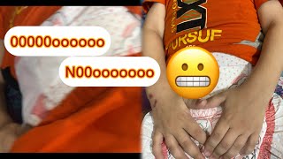 😬😬Diaper video  My 2 years baby diaper routine at night with 5 years kid and brother [upl. by Dreda]