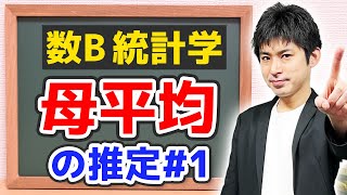 数B統計20 母平均の推定前編 区間推定とは何か？ゼロから解説 統計的な推測 [upl. by Moffitt]