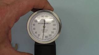 Sphygmomanometer set up How to set the Zero on an aneroid sphygmomanometer [upl. by Rao]