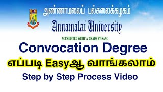 How to apply for OU convocation certificate  How to get Ou original degree certificate  Fees [upl. by Ecnarwal]