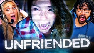 UNFRIENDED 2014 MOVIE REACTION FIRST TIME WATCHING Full Movie Review [upl. by Gemini]