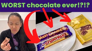 Violet Crumble 🇦🇺 vs Crunchie 🇦🇺  Chocolate Bar Review [upl. by Ranite215]