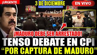 🔴¡URGENTE TENSO DEBATE EN CPI “POR CAPTURA DE MADURO” EXIGEN ACELERAR INVESTIGACIONES HOY 31224 [upl. by Aiseneg169]