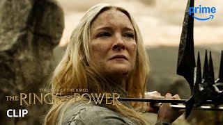 Galadriel Battles Sauron  The Lord of The Rings The Rings of Power  Prime Video [upl. by Fons]