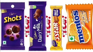 Dairy milk shots vs Dairy milk vs 5 star vs Mentos [upl. by Anujra]