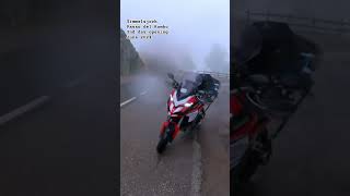 Riding Timmelsjoch in the FOG 😂🥶🏍️ [upl. by Elicia]