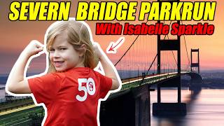 8 Year Old Isabelle Sparkle Smashes Severn Bridge Parkrun [upl. by Stoat934]