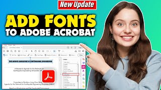 How to add fonts to adobe acrobat  Full Guide  install fonts adobe reader [upl. by Noswad]