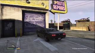 Grand Theft Auto V Gameplay Pillbox Hill Getaway Car [upl. by Laet301]