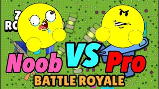 NOOB VS PRO  ZombsRoyaleio [upl. by Basso859]