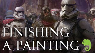 Craig Mullins Part 8 Finishing a Painting [upl. by Radbun]