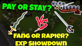 Pay or Stay 45  Osmumtens Fang vs Ghrazi Rapier  OSRS NMZ [upl. by Xela]