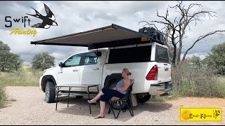 Ex Display 2022  SunnCamp Swift 260 SC Caravan Porch Awning [upl. by Htiduy]