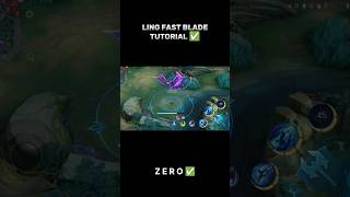 ✅ ling tutorial by Z E R O indonesia mobilelegends mlbb [upl. by Atsyrhc]