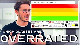 The Luxury Glasses TIER LIST 50 of the Worlds BEST Frame Brands [upl. by Adnohs]