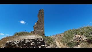 Montredon des Corbières Château Le Castellas en ruine dans lAude France [upl. by Kcirdaed360]