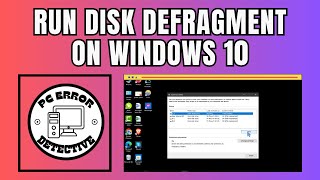 How to Run Disk Defragment on Windows 10  Optimize Your PC Today [upl. by Etnasa460]