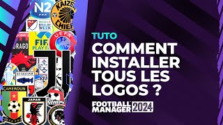 FM 24  Comment installer tous les logos de tous les clubs et compétitions Football Manager 2024 [upl. by Annotahs515]