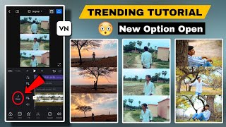 3 layer Video Editing In VN  VN Video Editing 3 Layer  Instagram Trending Reels Editing tutorial [upl. by Burroughs]