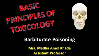 Barbiturate Poisoning [upl. by Vardon]