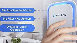 Clarifion  Air Ionizers for Home 6 Pack Negative Ion Filtration System Quiet Air Freshener [upl. by Ased]