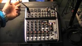 Behringer Mixer How to do a setup [upl. by Ane381]