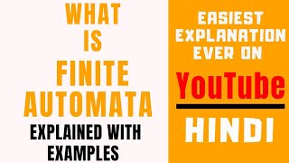 What is Finite Automata FA Explained With Examples in Hindi ll Theory Of ComputationTOC [upl. by Zsa192]