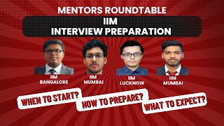 MBA Interview Preparation Tips from IIM Students [upl. by Kcirdehs]