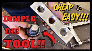 How To Make This EASY Dimple Die Tool for Under 20 Bucks  With Just a Welder  Grinder [upl. by Quinby631]