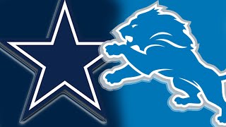 Dallas Cowboys at Detroit Lions week 6 DALvsDET NFL [upl. by Llenyaj]