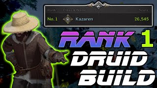 Rank 1 Druid Build High Roller PvP  Dark and Darker [upl. by Andryc]