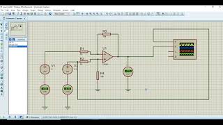 Amplificador Diferencial amplificador de instrumentação no Proteus [upl. by Ivatts]