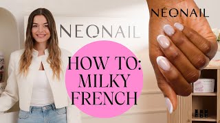 How To NEONAIL Milky French [upl. by Kristianson256]