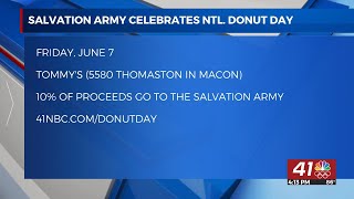 Salvation Army to celebrate National Donut Day this Friday [upl. by Anamuj]