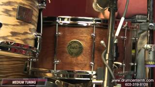 DCP Review Longo Solid Ply Bubinga Snare Drum 7x14 [upl. by Animehliw]