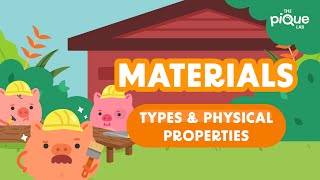 Materials Types amp Physical Properties  Primary School Science Animation [upl. by Calla214]